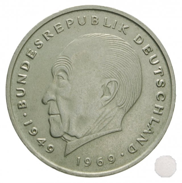 2 MARK KONRAD ADENAUER 1971 (Karlsruhe)