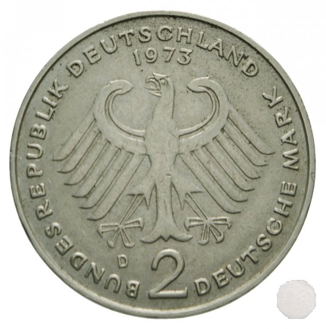 2 MARK KONRAD ADENAUER 1973 (Munich)