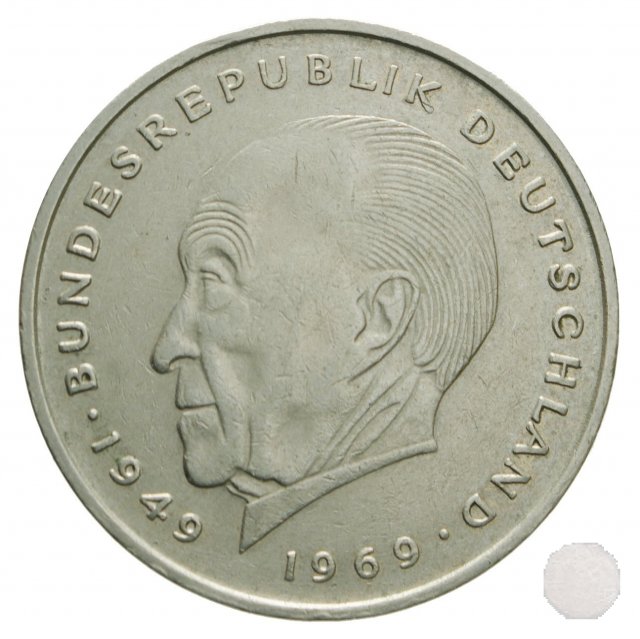 2 MARK KONRAD ADENAUER 1974 (Karlsruhe)