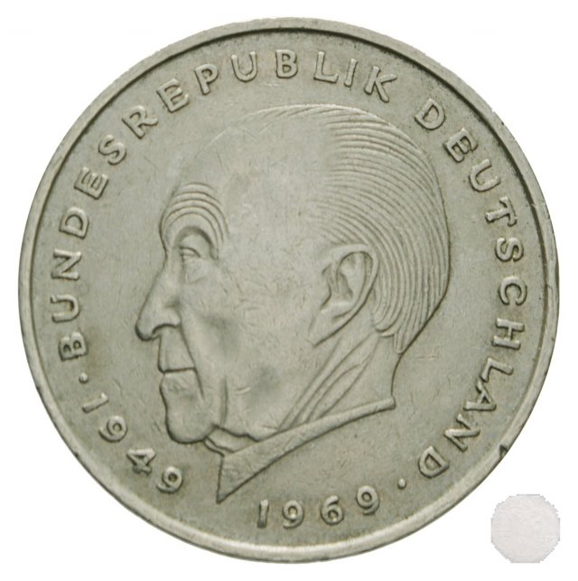 2 MARK KONRAD ADENAUER 1974 (Hamburg)