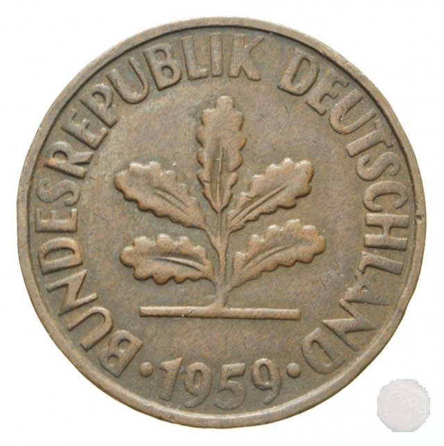 2 PFENNIG 1959 (Hamburg)