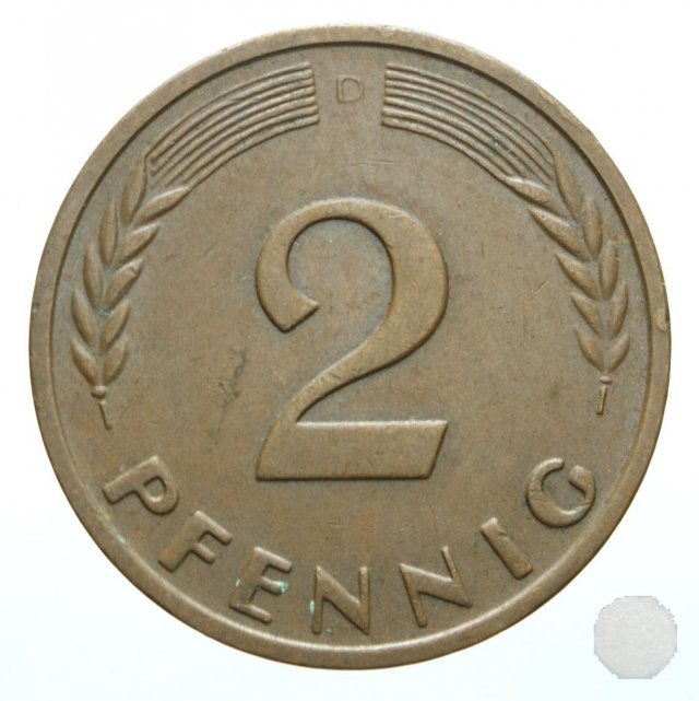 2 PFENNIG 1961 (Munich)