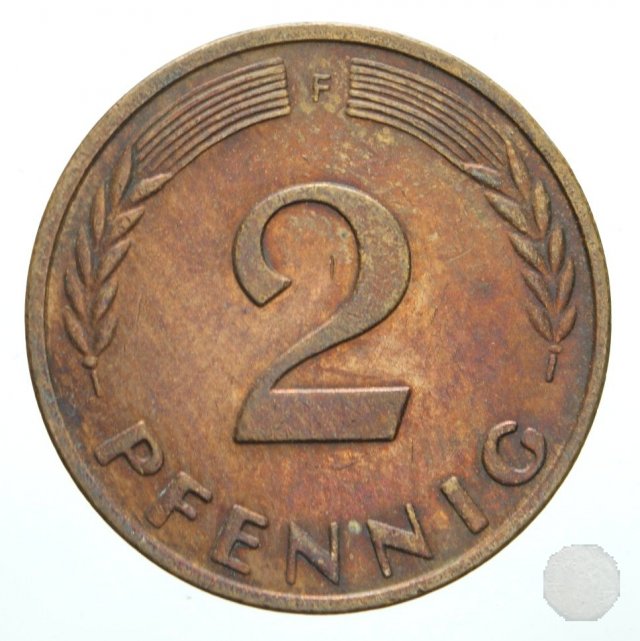 2 PFENNIG 1962 (Stuttgart)