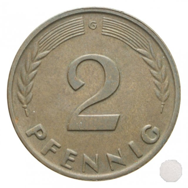 2 PFENNIG 1962 (Karlsruhe)