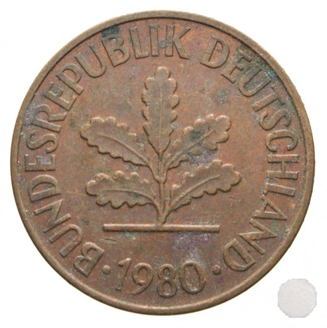 2 PFENNIG 1980 (Karlsruhe)