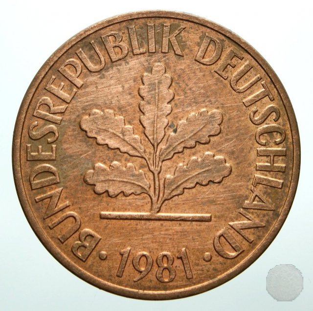 2 PFENNIG 1981 (Karlsruhe)