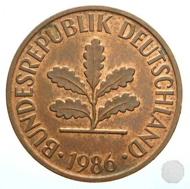 -2 PFENNIG 1986 (Stuttgart)