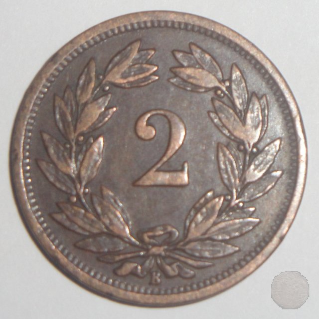 2 RAPPEN I tipo 1875 (Bern)
