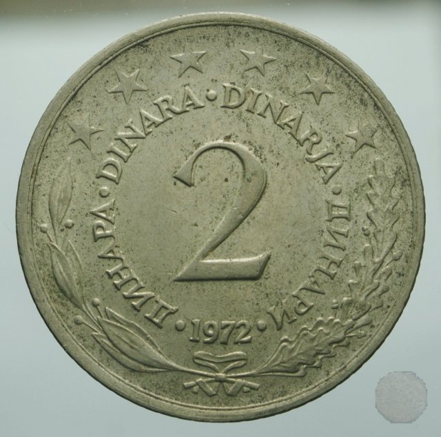 2 dinara III tipo 1972 (Belgrad)