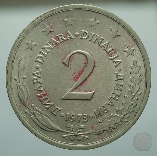 2 dinara III tipo 1973 (Belgrad)