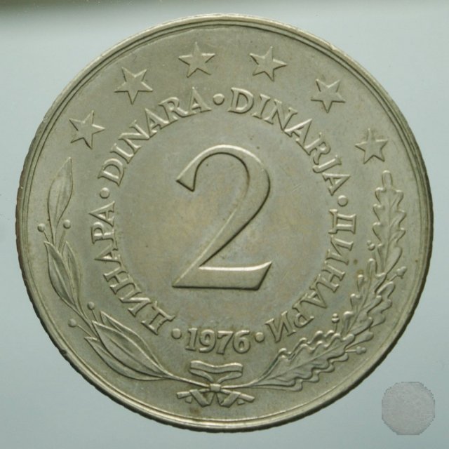 2 dinara III tipo 1976 (Belgrad)