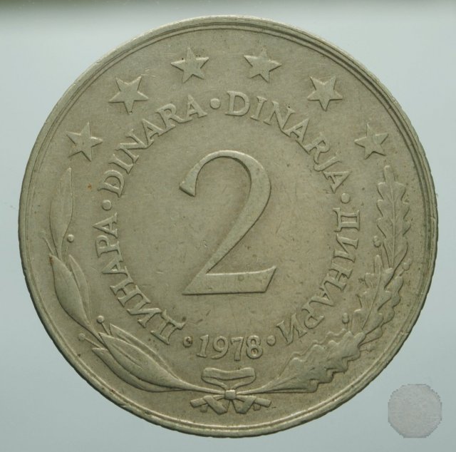 2 dinara III tipo 1978 (Belgrad)