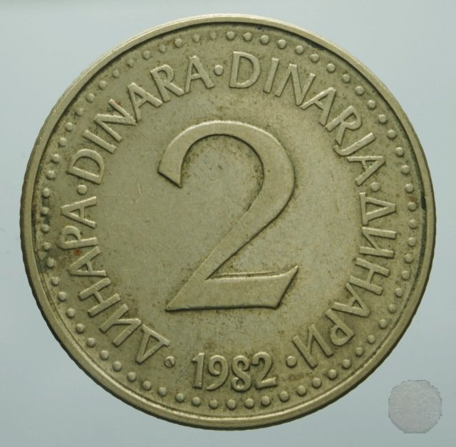 2 dinara IV tipo 1982 (Belgrad)