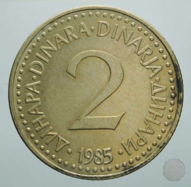 2 dinara IV tipo 1985 (Belgrad)