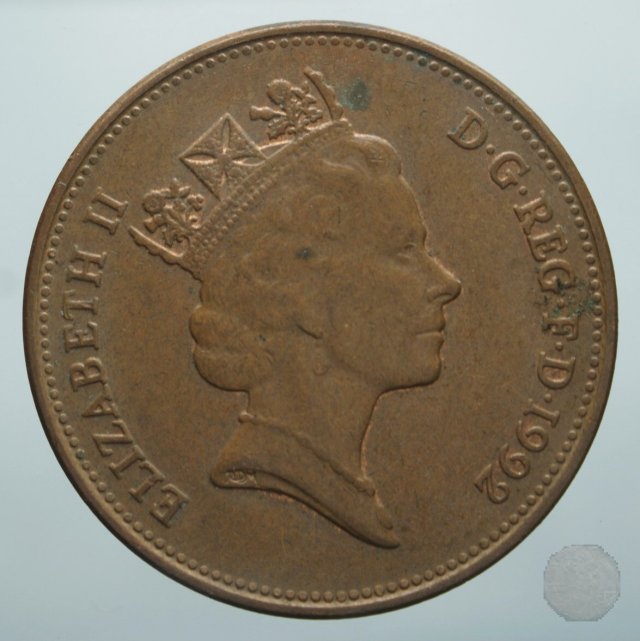 2 pence 1992 (Londra)