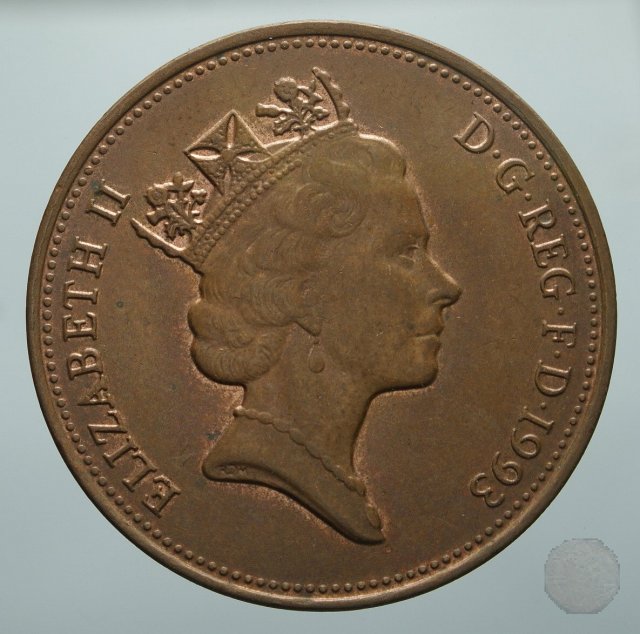 2 pence 1993 (Londra)