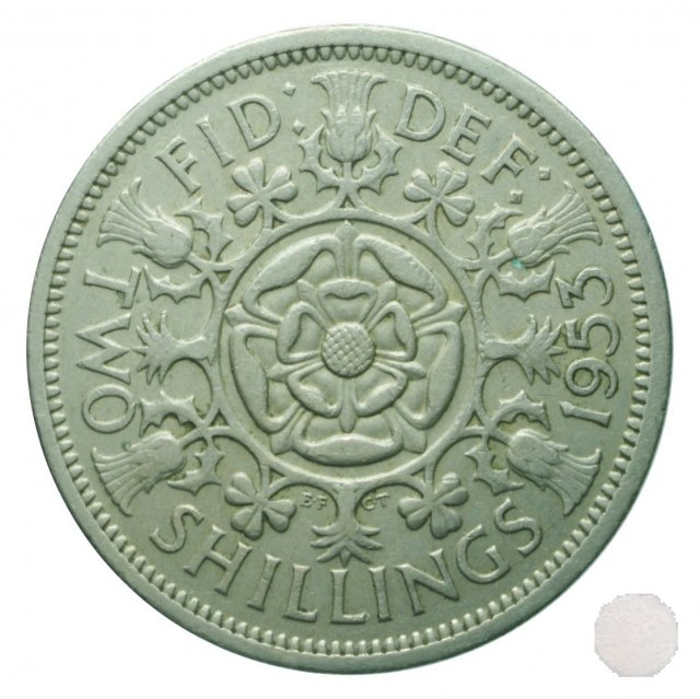 2 shillings 1953 (Londra)