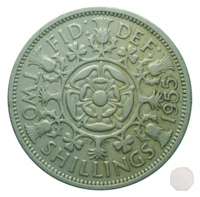 2 shillings 1955 (Londra)