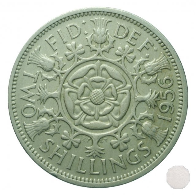 2 shillings 1956 (Londra)