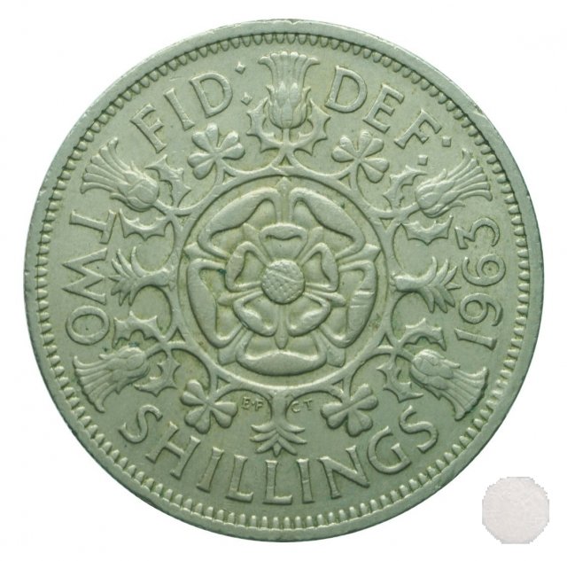 2 shillings 1963 (Londra)