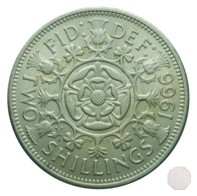 2 shillings 1966 (Londra)