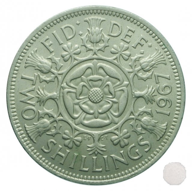 2 shillings 1967 (Londra)