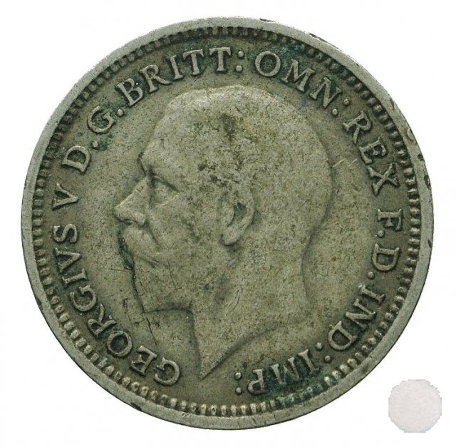 3 PENCE ARGENTO 1933 (Londra)