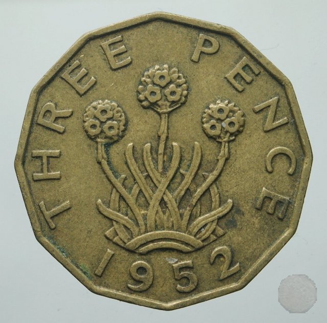 3 PENCE 1952 (Londra)