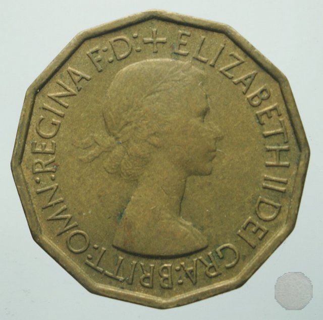 3 pence 1953 (Londra)