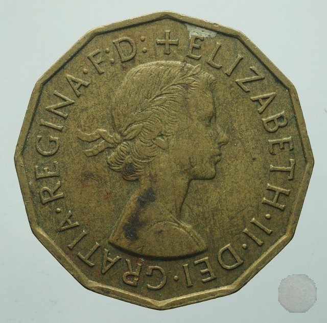 3 pence 1956 (Londra)