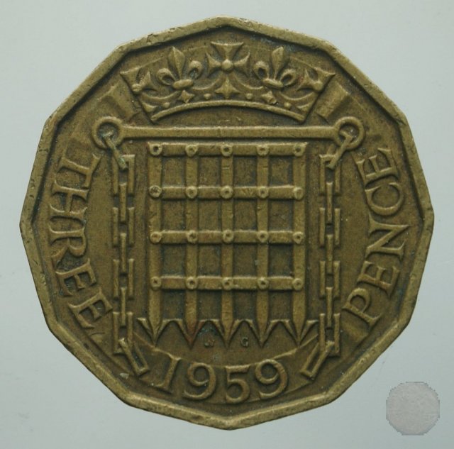 3 pence 1959 (Londra)