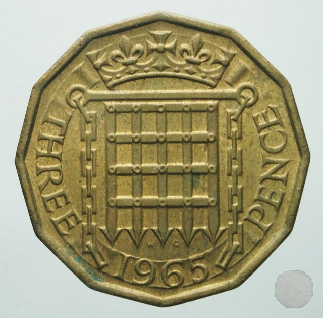 3 pence 1965 (Londra)