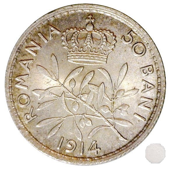 50 Bani Argento 1914 (Parigi)