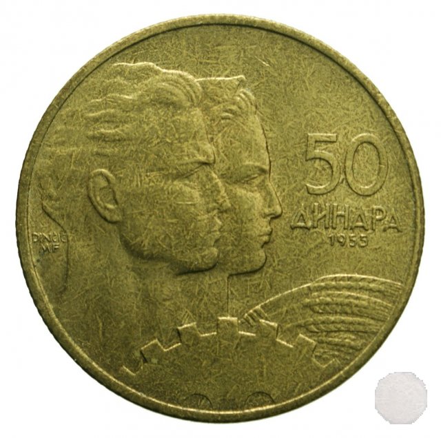 50 DINARA 1955