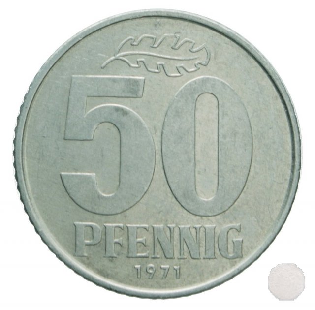 50 PFENNIG III tipo 1971 (Berlin)