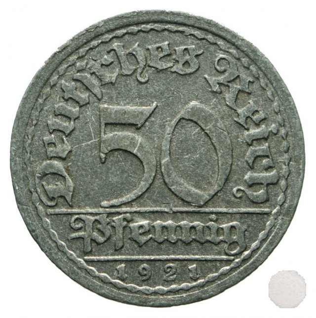 50 PFENNIG 1921 (Stuttgart)