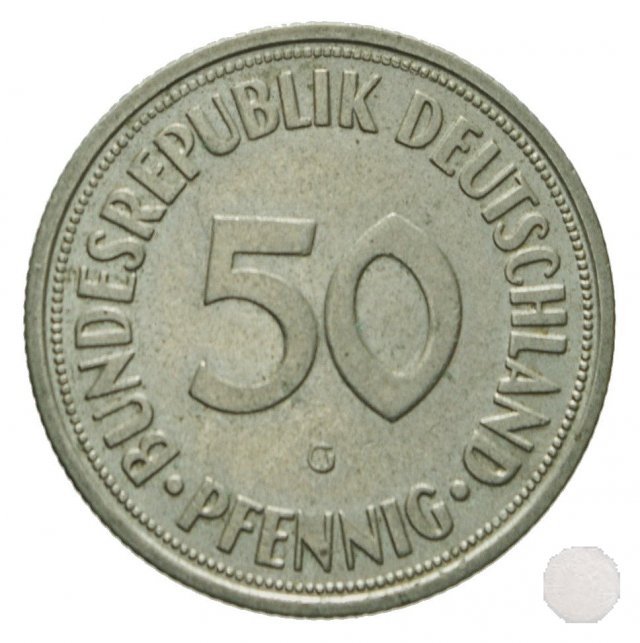 50 PFENNIG 1950 (Karlsruhe)