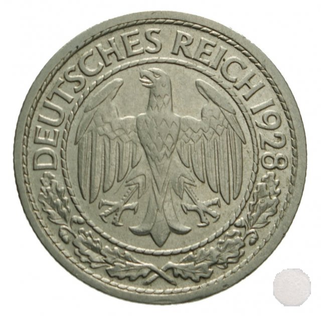 50 REICHSPFENNIG 1928 (Karlsruhe)