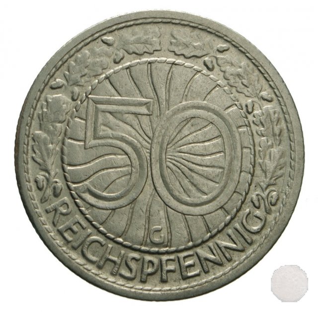 50 REICHSPFENNIG 1928 (Karlsruhe)