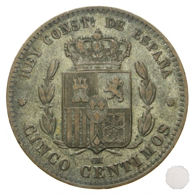 5 CENTIMOS 1877 (Barcelona)