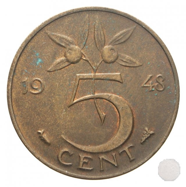 5 CENT IV tipo 1948 (Utrecht)