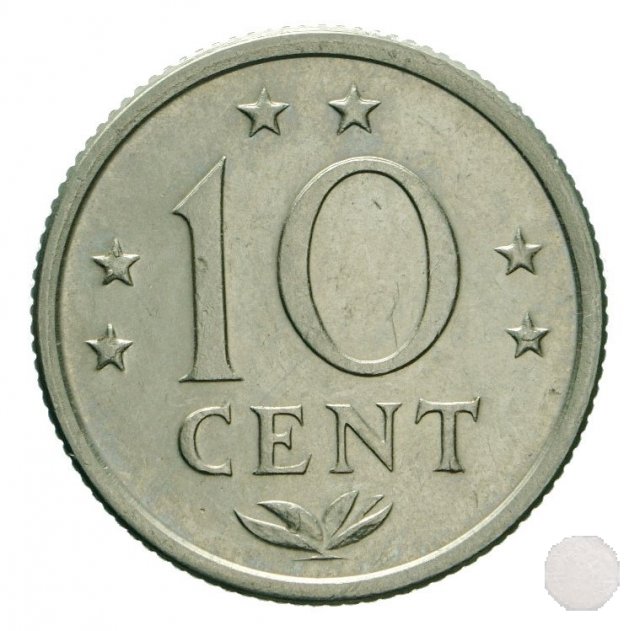 10 CENTS II tipo 1971 (Utrecht)