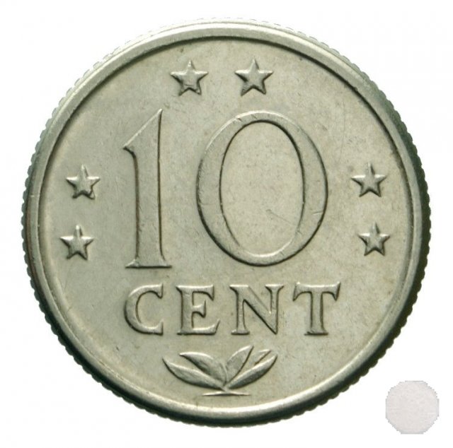 10 CENTS II tipo 1974 (Utrecht)