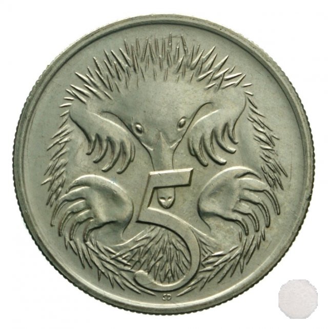 5 CENTS II tipo 1989 (Sydney)