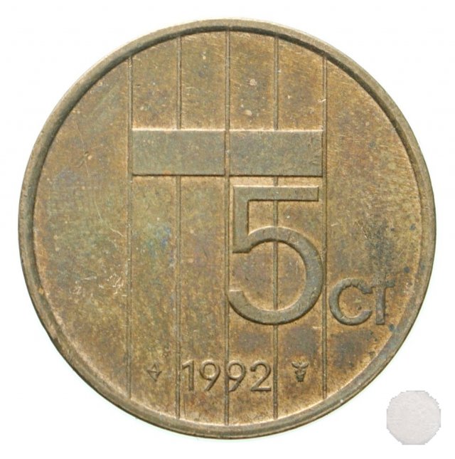 5 CENTS 1992 (Utrecht)