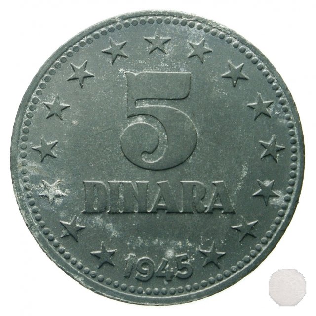 5 DINARA 1945