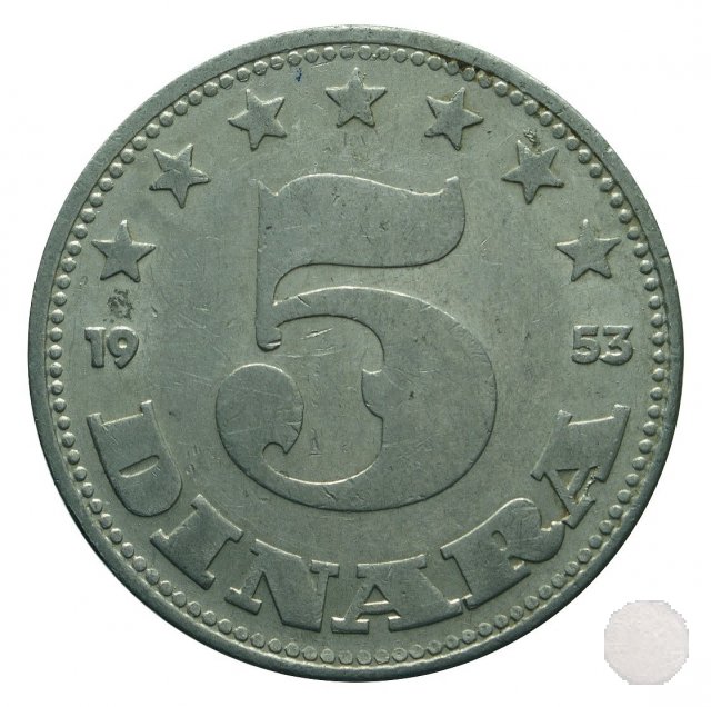 5 DINARA 1953