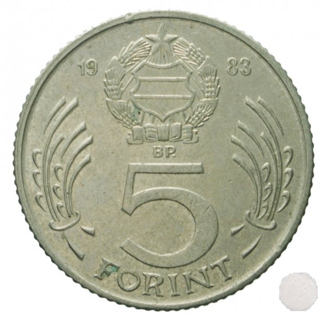 5 FORINT III tipo 1983 (Budapest)