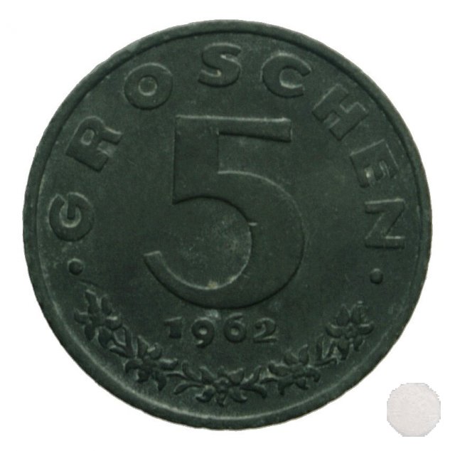5 GROSCHEN 1962 (Vienna)