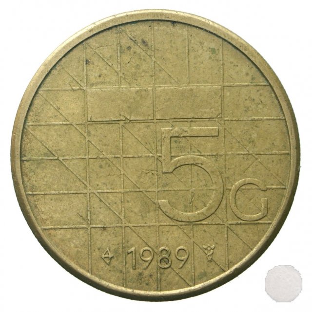 5 GULDEN 1989 (Utrecht)